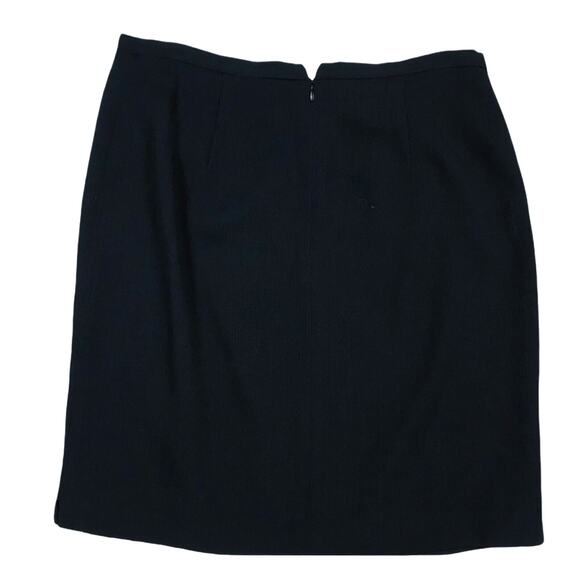 VINTAGE ALEX GARFIELD A-Line Skirt Ribbed Zipper USA office business 10 EUC - Picture 2 of 8